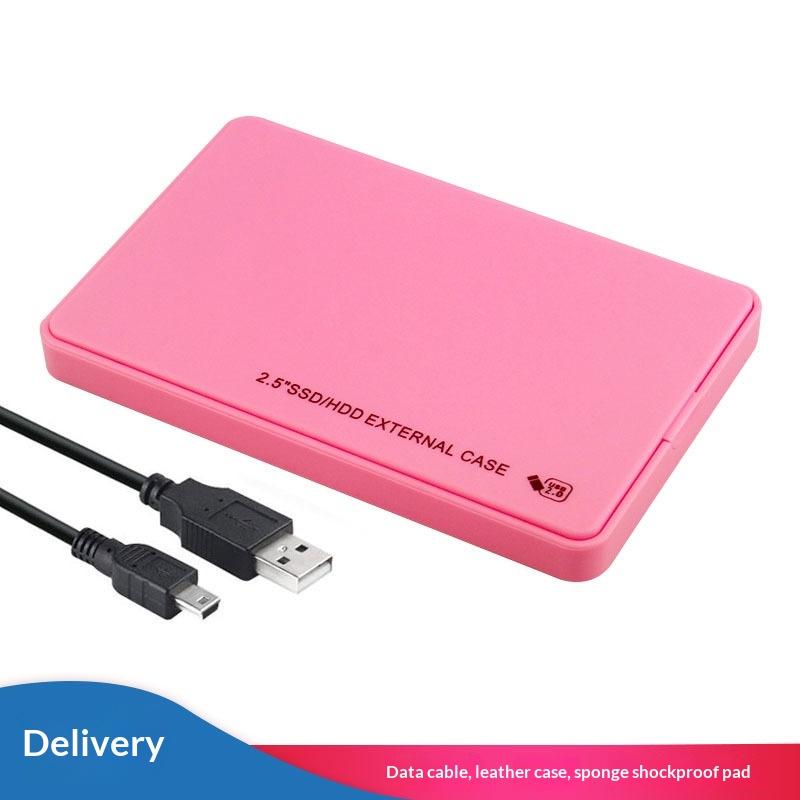 2.5 Inch Usb2.0 Sata External Hard Drive Case Tool Free 7Mm/9.5Mm Hdd/Ssd Enclosure For Laptop Accessories