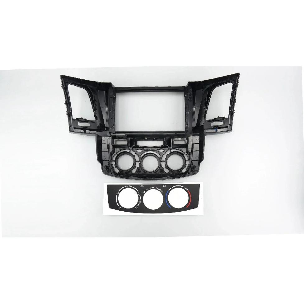 9 Inch Car Frame Fascia Adapter For Toyota Fortuner Hilux Vigo Android Radio Dash Fitting Panel Kit 2005-2015