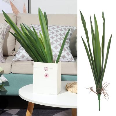 Mode Künstliche Dekorationen Hochwertiges Silikongefühl Garten Künstliches Orchideenblatt Simulation