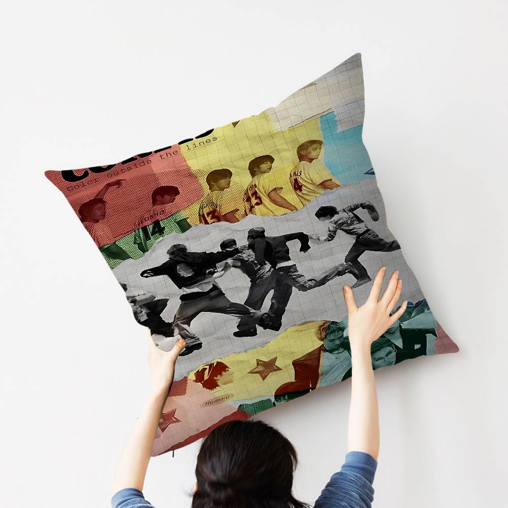 Kpop Music C-CORTIS Personalized Pillow Dust Cover Bedroom Kids Party Decoration Pillowcase Birthday Children Gift