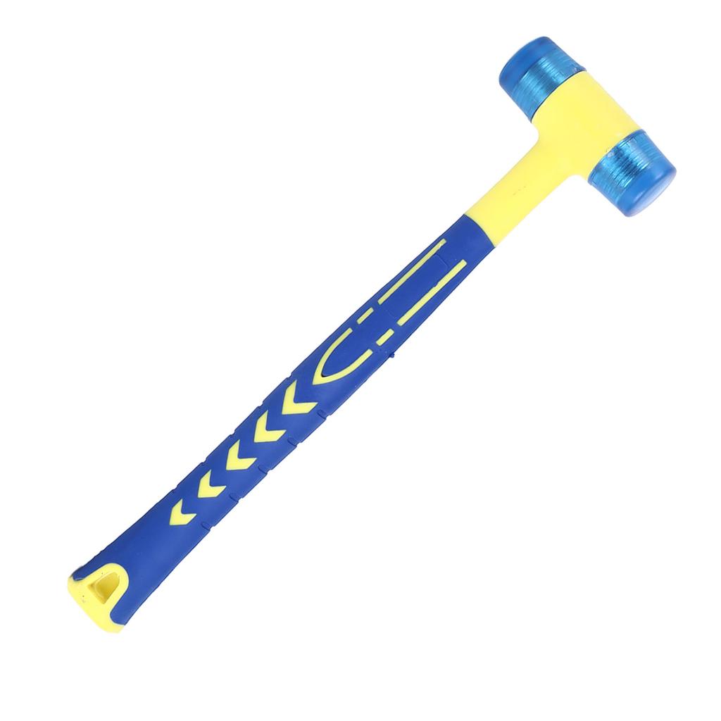 25mm Soft Rubber Hammer - Detachable Double Head Hammer for Flooring, Tile, Door, and Window Installation