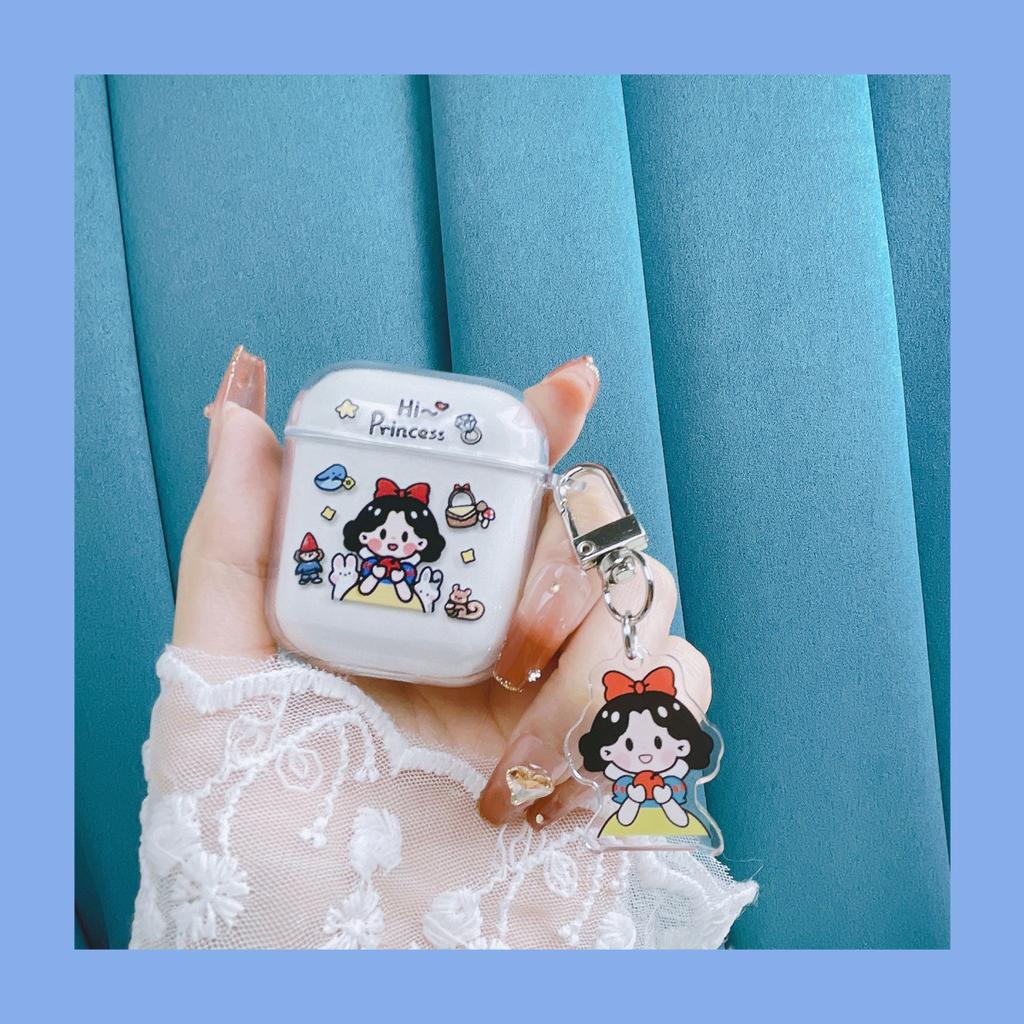 Cartoon AirPods1/1st generation Apple earphone case Pro1st generation Bluetooth earphone case Transparent earphone case Soft