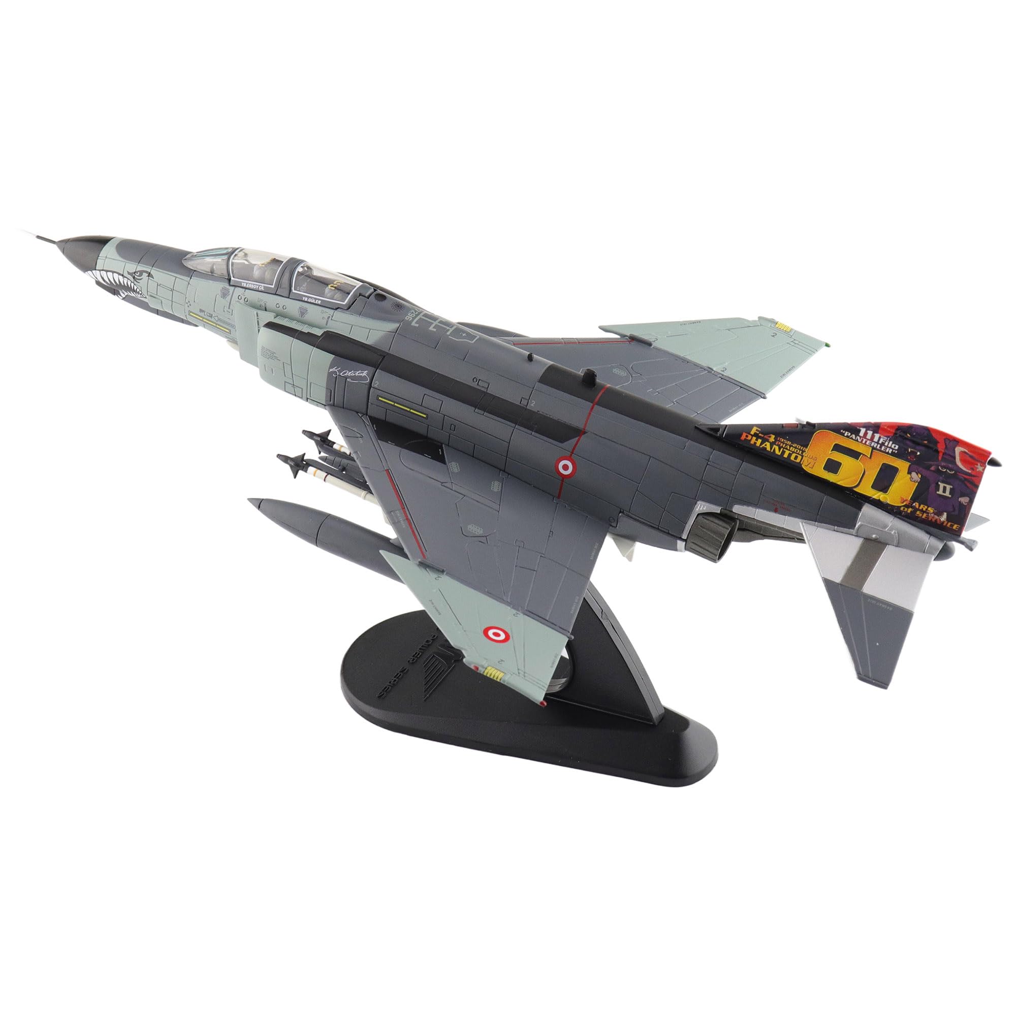 

HOBBY MASTER Phantom 2 ВВС Турции 111-я эскадрилья Юбилейная окраска 2019 Готовое изделие HA19066 1/72 F-4E