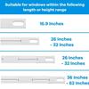 Portable Air Conditioner Window Vent Kit Adjustable Exhaust Hose Adapter Plate for Sliding Windows AC Accessories Home Decor