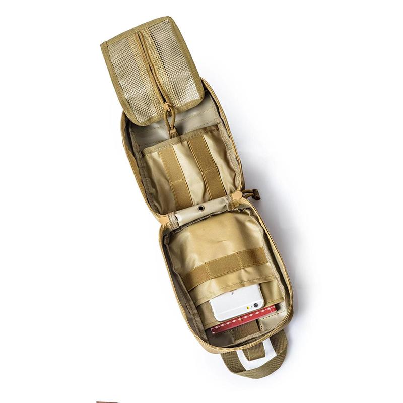 Portable First Aid Kit Medical Bag For Hiking Travel Home Emergency Treatment Case Survival Tools Pouch