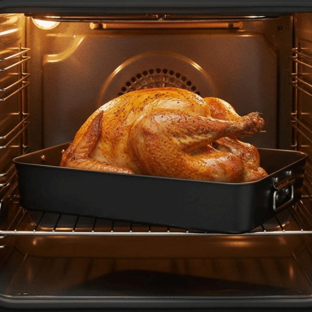 Carbon Steel Chicken Roasting Pan Rectangular Cake Pan Durable Lasagna Pan Oven