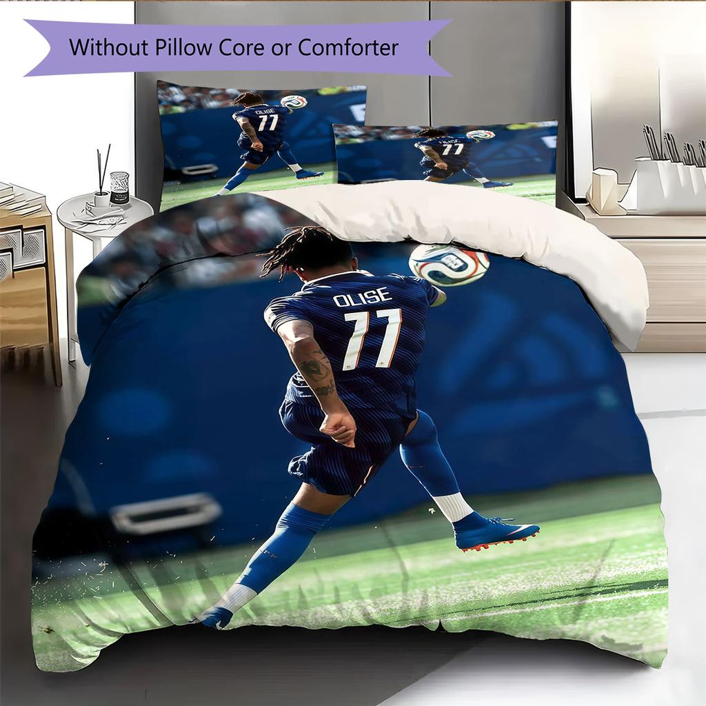 Olise Pattern Bedding Home Decoration Birthday Gift ( 1 duvet cover + 2 pillowcase, without core),fan merchandise.