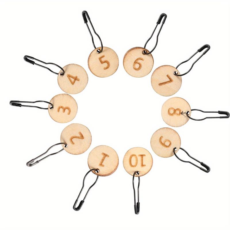 Precision Wooden Knitting and Crochet Marker with Easy-to-Read Density Calculator