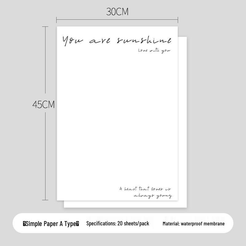 Elegant Waterproof Bouquet Paper for High-End Floral Arrangements