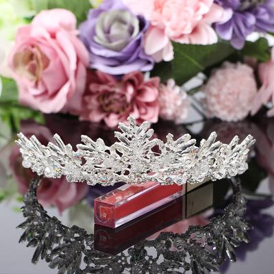 Tiara de mireasă Regina Zăpezii pentru femei, coroană de mireasă, accesoriu de păr