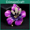 Elegant Rose Flower Brooch Jewelry For Brides And Weddings With Multifunctionality
