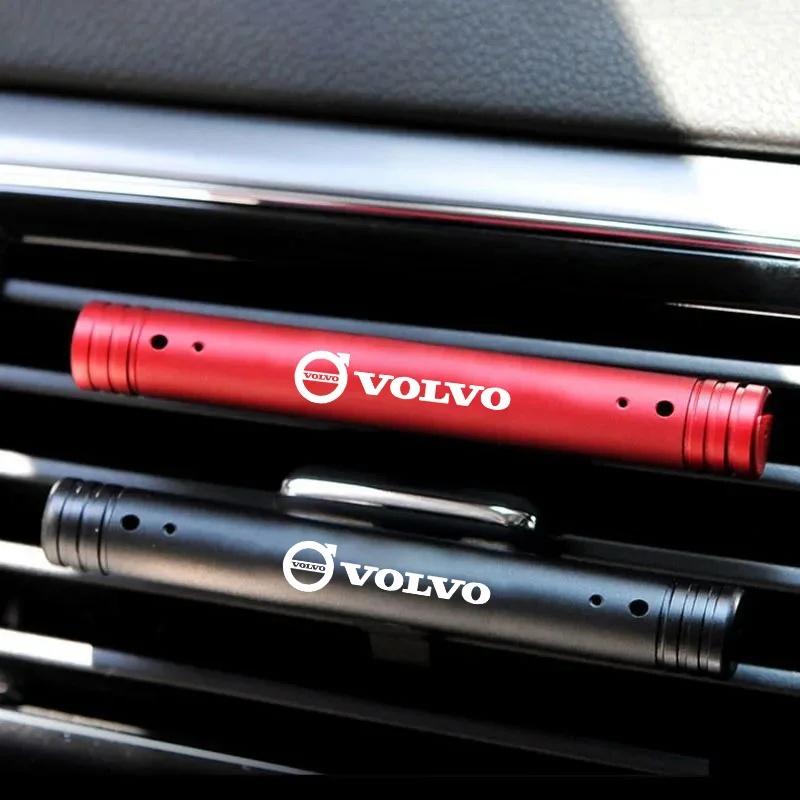 Volvo Odświeżacz do nawiewów samochodowych z darmowymi wkładami zapachowymi, Aluminiowy dyfuzor aromaterapeutyczny do XC60 XC90 S60 S90 Akcesoria samochodowe