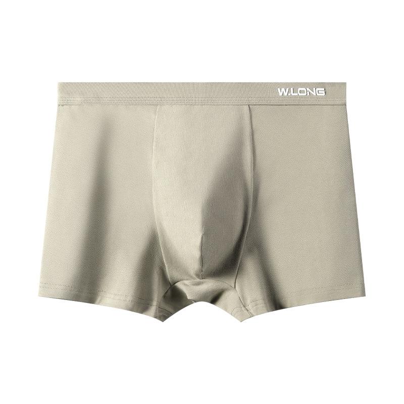 Men s Spring and Summer Solid Color Pure Cotton 10A Antibacterial Breathable Comfortable Briefs L
