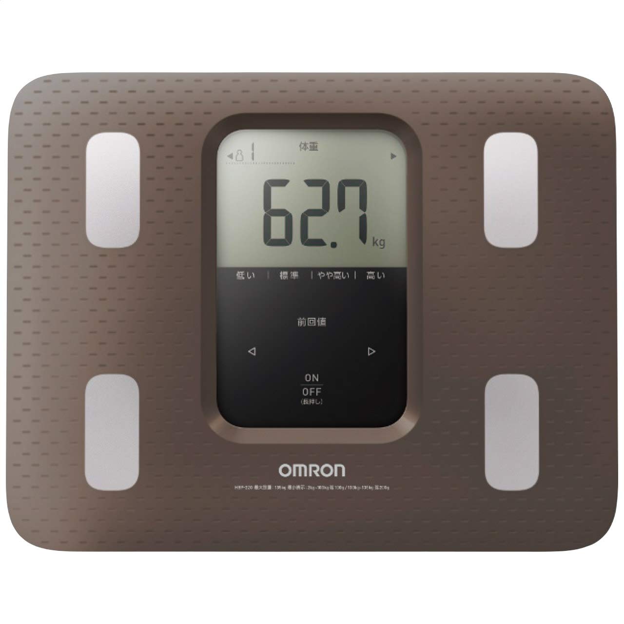 

Omron Body Composition Monitor, KaradaScan, Brown, HBF-220-BW