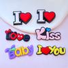 10Pcs New Cute Love Letter Series PVC Flexible Glue FlatBack DIY Scrapbook Embellishment Phone Craft Decoration
