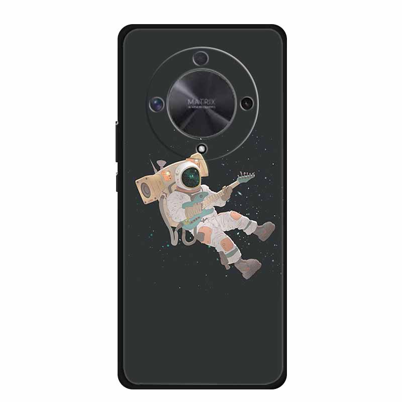 Gift Phone Cases for Honor X9a TPU Soft Silicone Back Cover for Huawei Honor X9 X 9A Funda Honor X9b X 9 a b Coque Spaceman Moon