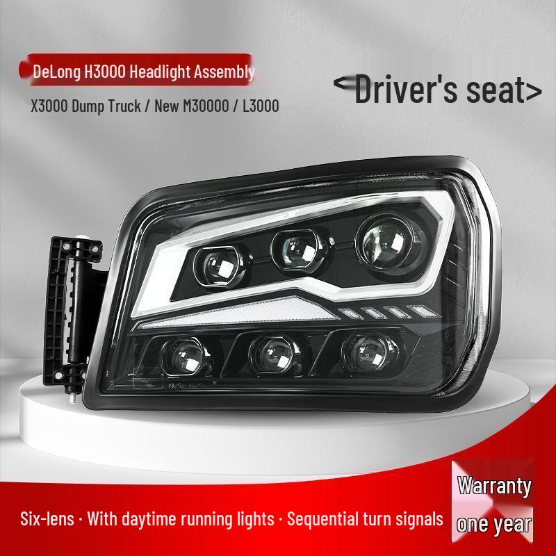 Shaanxi Delong X3000/M3000/H3000: Enhanced LED Headlight Assembly Standard