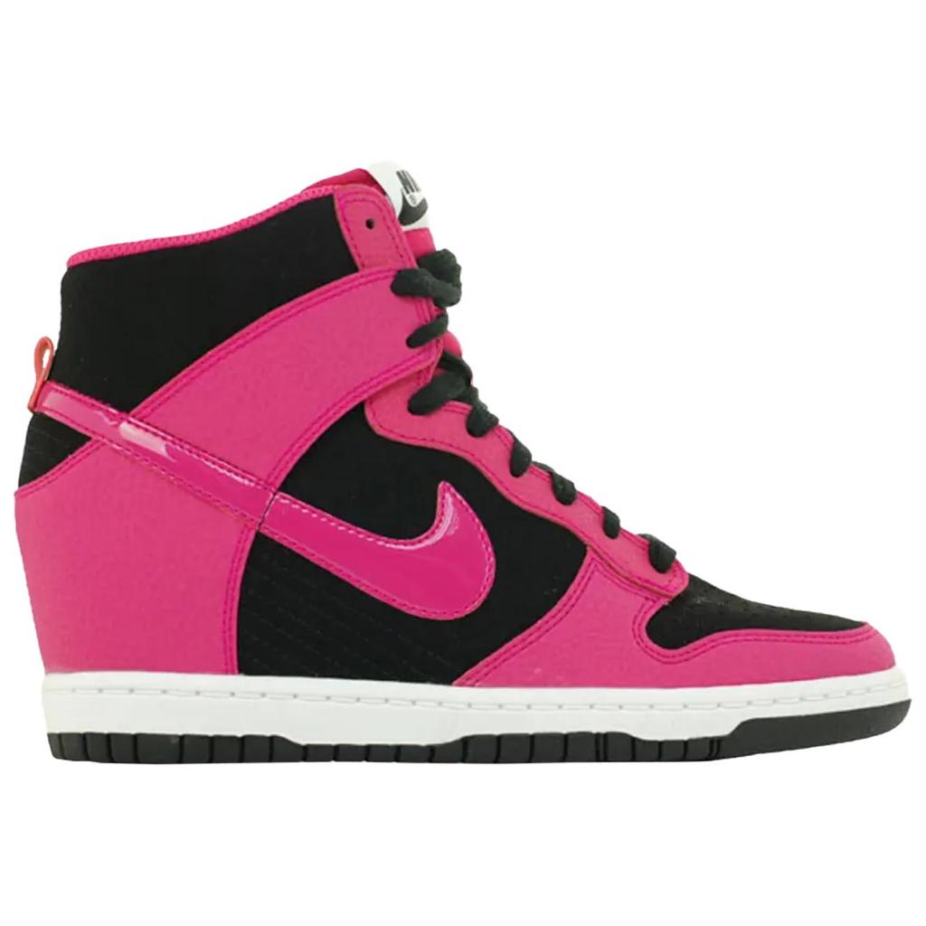 Nike Dunk Sky Hi Essential Women Sneakers Pink Black Fireberry-White 644877-010
