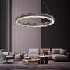 Modern Italian Minimalist Glass Chandelier for Living Room, Restaurant, or Bedroom