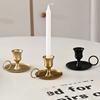 with Handle Candle Holder Metal Candle Cup Retro Candlestick  Desktop Adornment