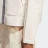 Adidas Originals Trefoil Solid Stand Collar Full Zip Long Sleeve Jacket Women Jackets White IC5446