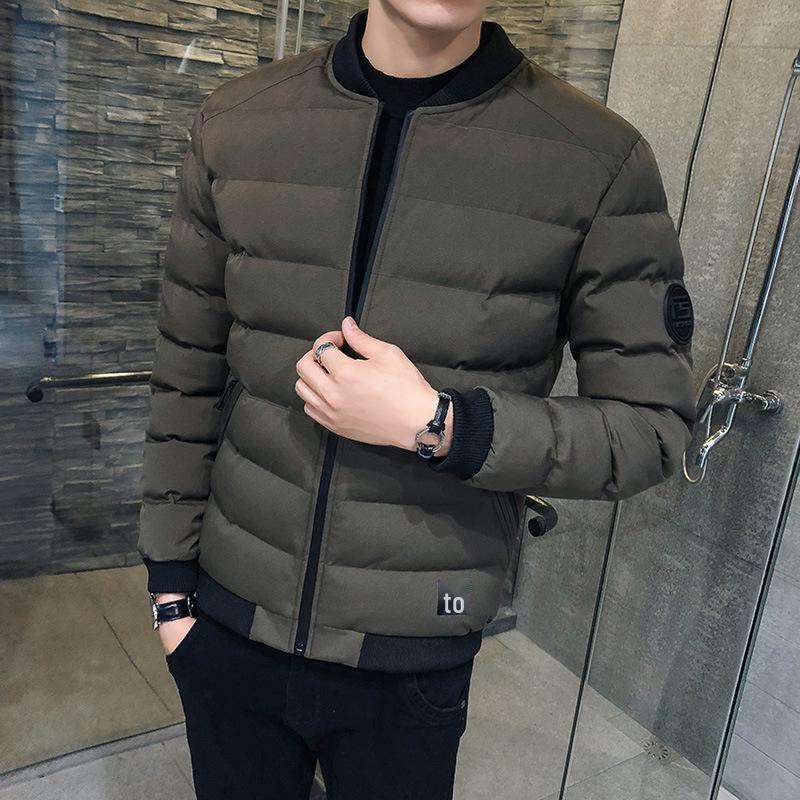 Men's Stand-Up Collar Thickened Winter Cotton Jacket - Warm, Trendy 2020 Coat
