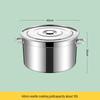 Large-Capacity Commercial Gas Noodle Cooker, Thickened Stainless Steel, Scalding Pot, Soup Barrel, Mala Tang Cooking Pot.