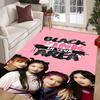 Black Pink Domination carpet Suitable for all seasons floor mats Fashion Office chair cushion Art