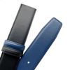 Top Layer Cowhide Belt, Men's Genuine Leather Headless Belt, Men's Belt, Smooth Buckle Strip on Both Sides, Fashionable Perforated