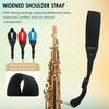 Verstellbarer Saxophon-Nackengurt Nylon Saxophongurt Metallhaken für Tenor Sopran Alto Saxophone Klarinette