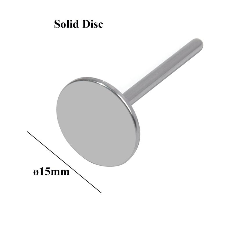 1PC Stainless Steel  3/32" Round Metal Disk Nail Drill Bits Accessories 15mm, 20mm,25mm,35mm