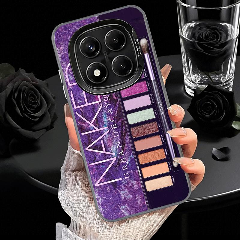Makeup Eye Shadow Box Pattern Shockproof Phone Case for Xiaomi Redmi Note 15 14 13 12 Pro Plus 11 11S 11T 5G Cover Anti Fall Fun