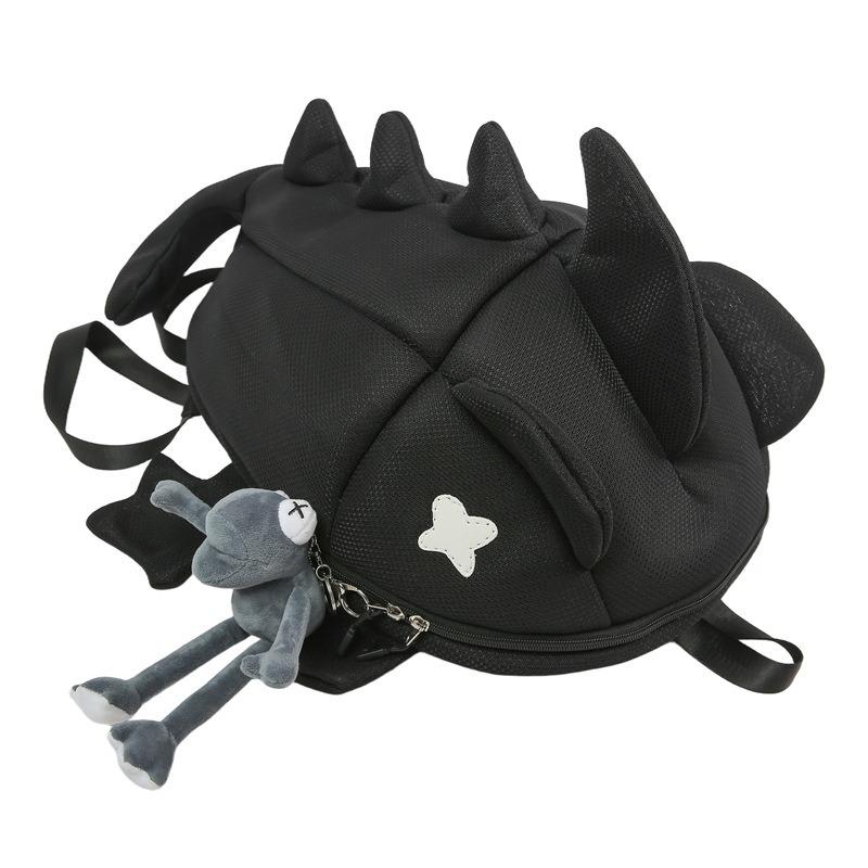 New ugly cute funny personality big shark backpack men and women casual light large capacity backpack
