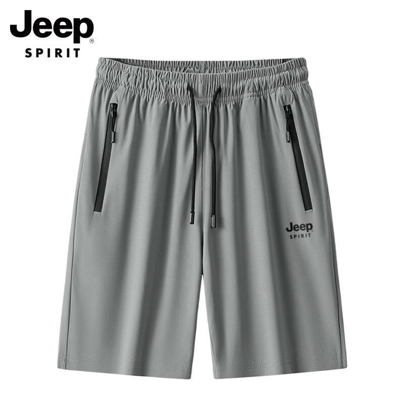 JEEP SPIRIT Men s Ice Silk Plus Size Sport Shorts 8XL