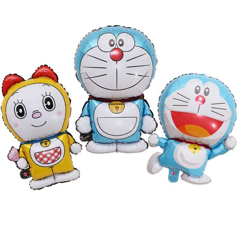 Doraemon Aluminum Film Balloons for Children's Birthday, Doraemon Cartoon Balloons for Children's Birthday Party