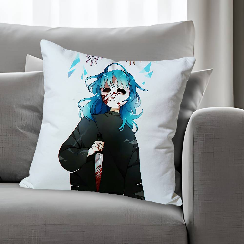 

Game SSallys FFace Anime Celebrity Merchandise AllMatch Printed Pillow Case Sofa Car Office Room Decoration Protector 30x30 cm