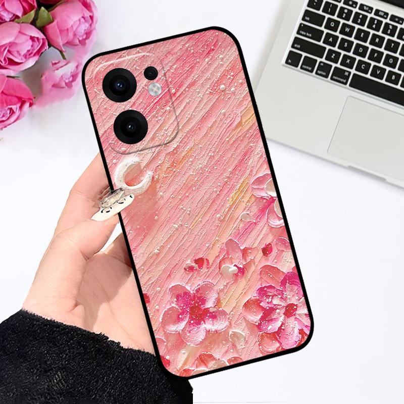 For Oppo Reno13 F Case Reno 13 F 4G 5G Color Painted Soft Silicone Phone Shells For OPPO Reno 13F Shockproof Bumper Fundas Cover