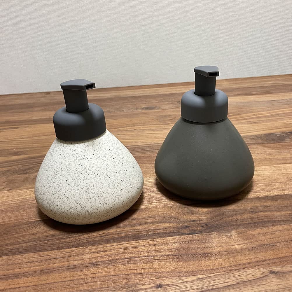 Soap Dispenser Foam Soap Bottle Ceramic Hand Soap Foam Type Bottle Stylish Refillable Container Refillable Bottle Foam Soap Soap Cute Cute Ceramic