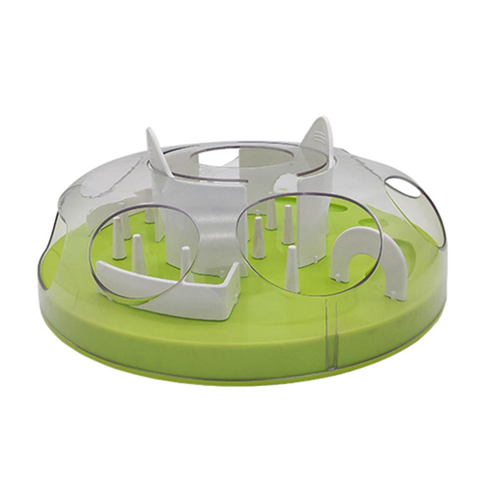 Slow Feeder Easy to Clean Gradual Feeding Pet Feeder Promoting Digestion for Pet, Slow Food Bowl ABS Interactive Anti Slip Pet