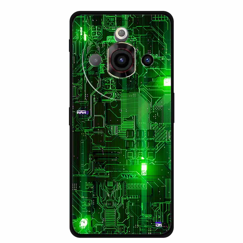 Funda For ZTE Nubia Focus Pro 5G Soft Bumper For Nubia Focus Pro Black Silicone Phone Cases Nubia Focus Pro 5G Protective Coque