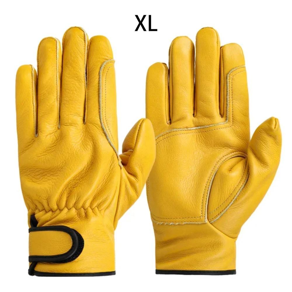 Leather Wear-resistant Gloves Welding Security Gloves Utility Work Gloves  Workers