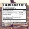 Ginkgo Biloba Extrakt Nahrungsergänzungsmittel, Mit Vitamin B12, 120 Kapseln Pro Flasche