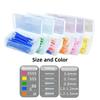 Interdental Brushes Anti-Slip Grip Soft Bristles Multi Sizes for Braces Users Daily Oral Hygiene Maintenance