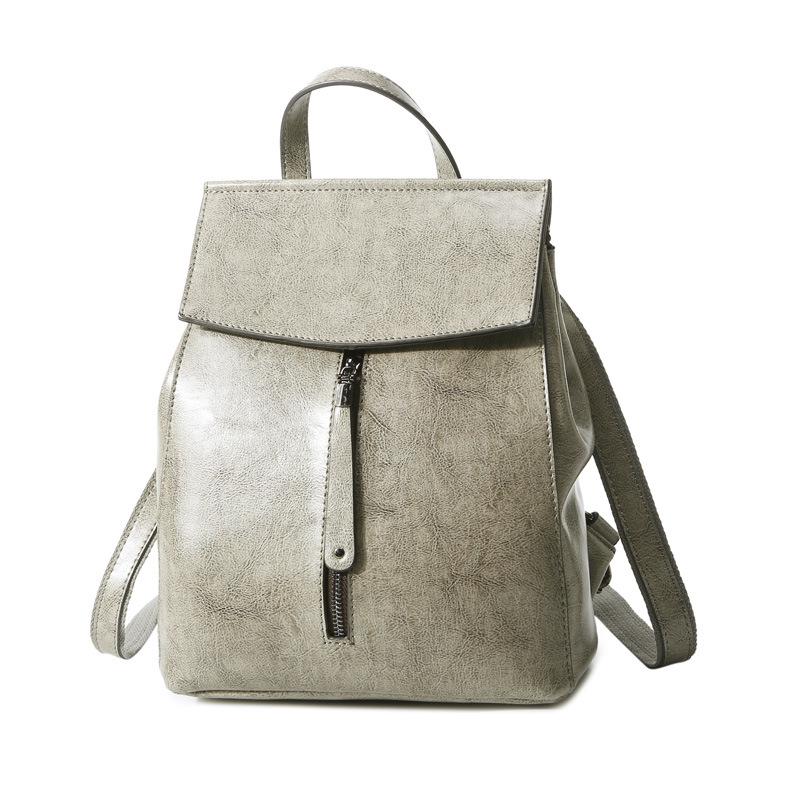 Genuine Leather Women's Bag Fashion All-in-one Bag Cowhide Bag Shoulder Backpack