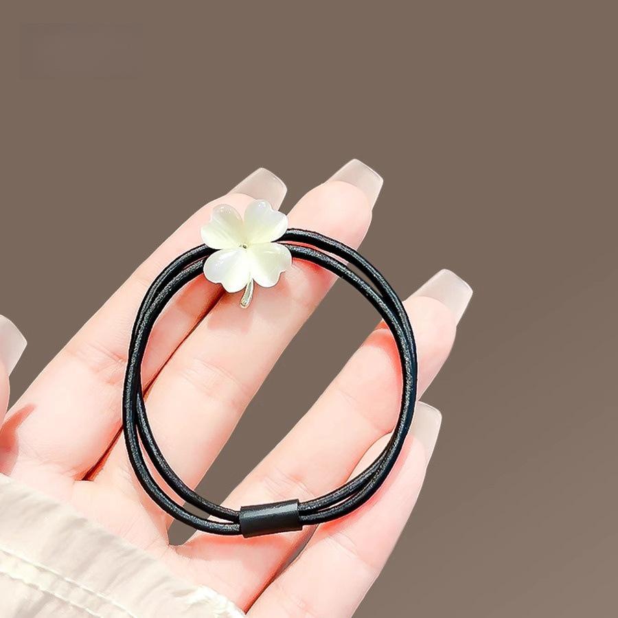 Coreean Retro Ochi de Pisică Stras Floare Elastic de Păr Bandă Elastică