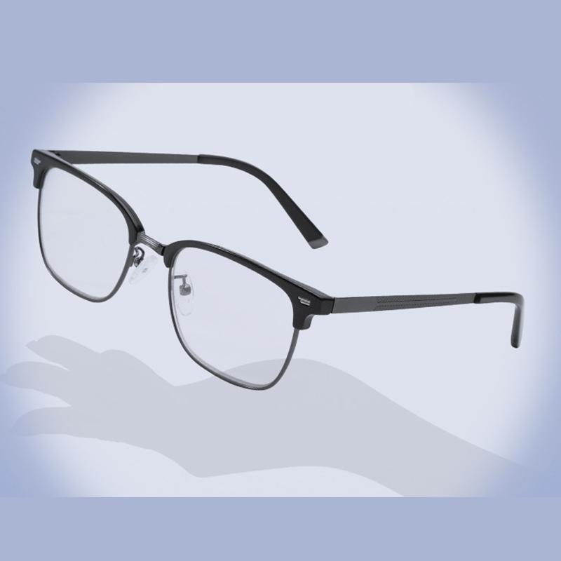 

Оптические фотохромные очки для чтения из сплава Anti-Blue Легкие очки для дали Мужские полуободковые Ультралегкие очки для пресбиопии 0 +1.5 2