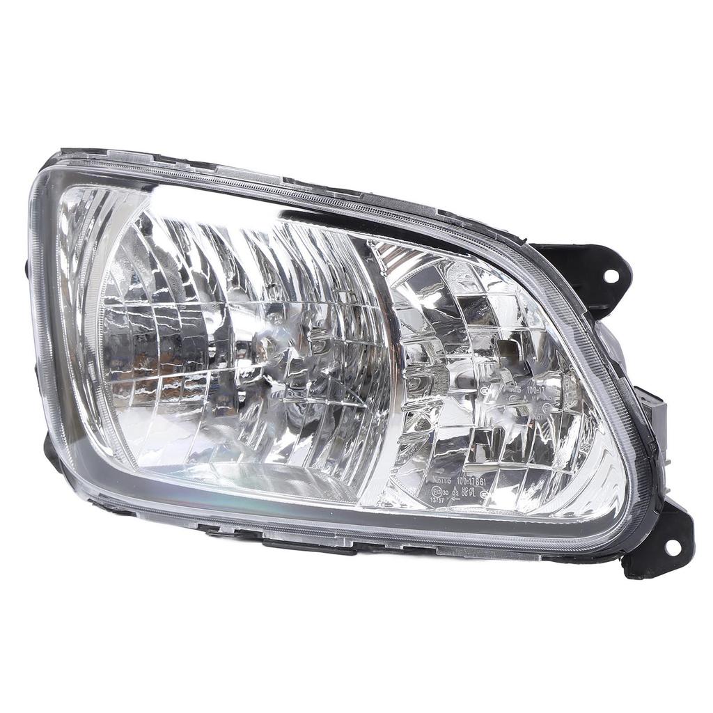 Conjunto de Faro Resistente a la Intemperie Material ABS PC Lente Transparente Reemplazo de Faro para Hino 500 Mega Ranger Derecho