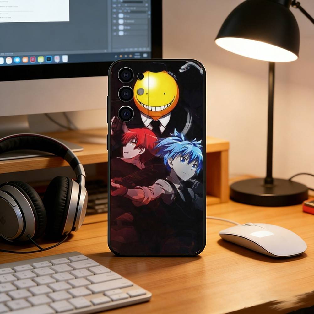 Anime A-Assassination Classroom-m Phone Case For Samsung S25,S24,S21,S22,S23,S30,Ultra,S20,Plus,Fe,Soft Silicone Black Cover