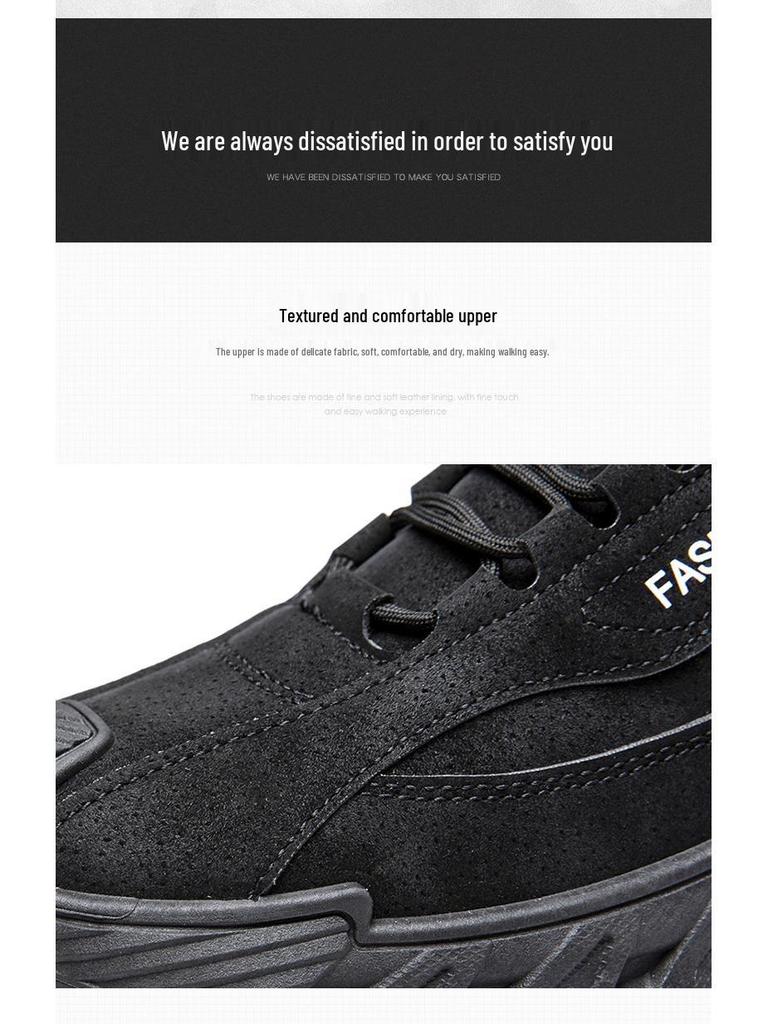 Men's Large Size Trendy Lace-up Running Shoes - Casual, Comfortable, Versatile, Lightweight Dad Sneakers