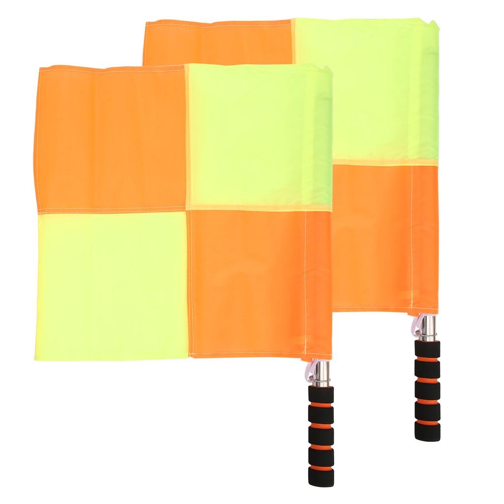 2 ks Praporky rozhodčího Praporky pomezního rozhodčího pro fotbalový trénink s úložnou taškou